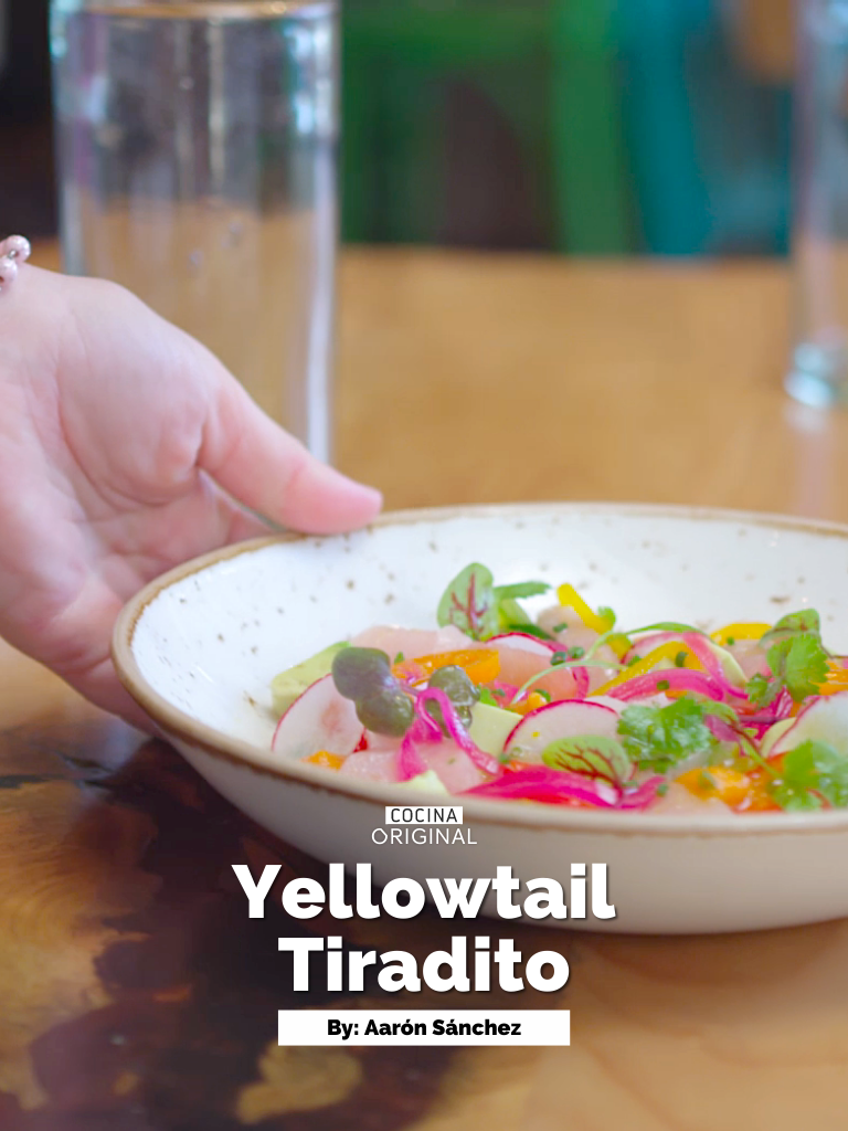 Aarón Sanchez's Yellowtail Tiradito